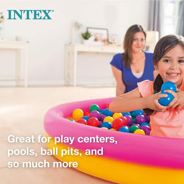 Intex Inflatable Jump-O-Lene Ball Pit Bouncer Bounce House