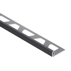 Schluter Systems Dilex-KSN 0.438-in W x 98.5-in L Dark Anthracite PVC Tile Edge Trim