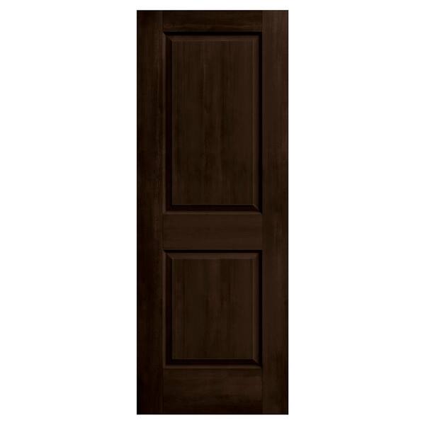 JELD-WEN 30 in. x 80 in. Cambridge Espresso Stain Solid Core Molded Composite MDF Interior Door Slab
