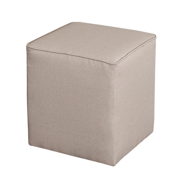 Leffler Home Harper Crawford Linen Upholstered Ottoman