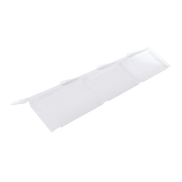 75.15 in. x 9.25 in. x 9.25 in. Polycarbonate Ridge Cap in Clear