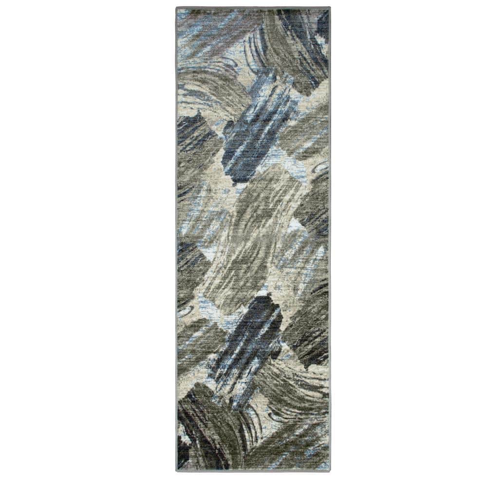 SUPERIOR Xander 2 ft. 7 in. x 8 ft. Modern Abstract Indoor NonSlip