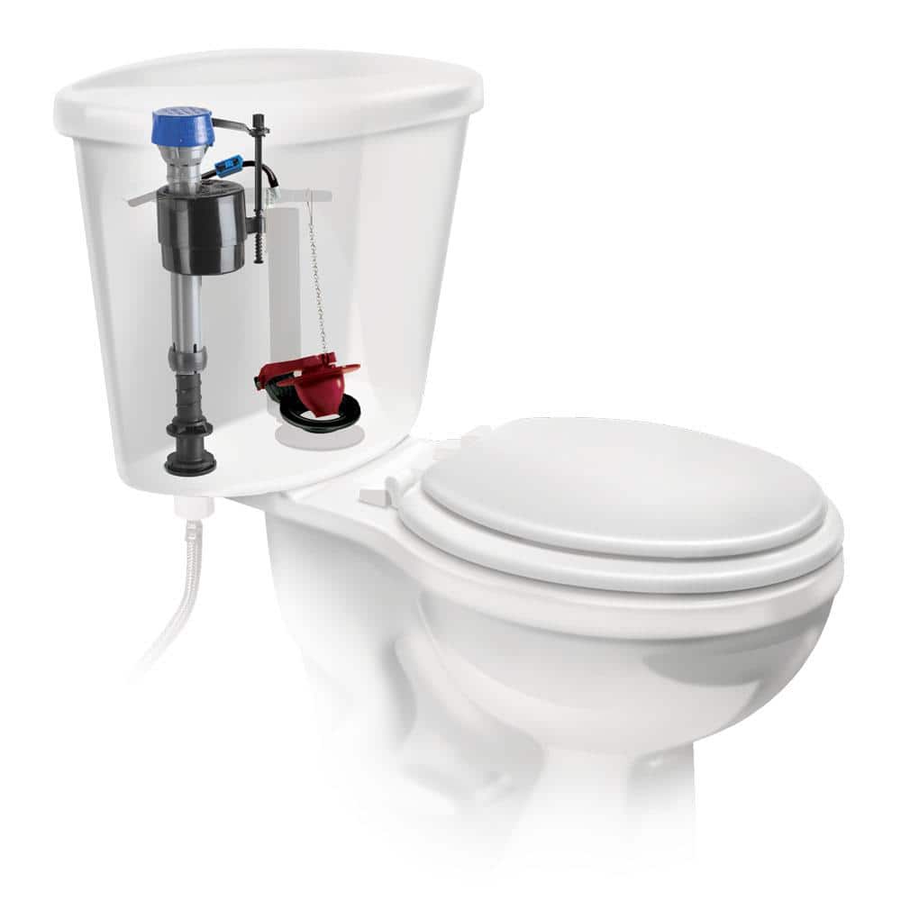 Universal Plastic Toilet Fill and Flush Valve Repair Kit