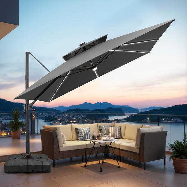 best patio table umbrella with lights The 10 Best Patio Umbrellas With Lights of 2024