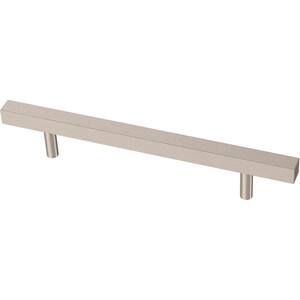Simple Square Bar 5-1/16 in. (128 mm) Stainless Steel Cabinet Drawer Pull (10-Pack)
