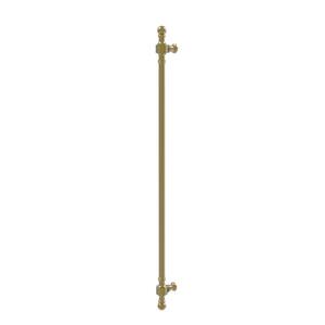 Retro Dot Collection 18 in. Center-to-Center Beaded Refrigerator Pull in Satin Brass