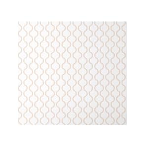 Chateau Ogee Pink Sand Peel and Stick Removable Wallpaper Panel (covers approx. 26 sq. ft.)