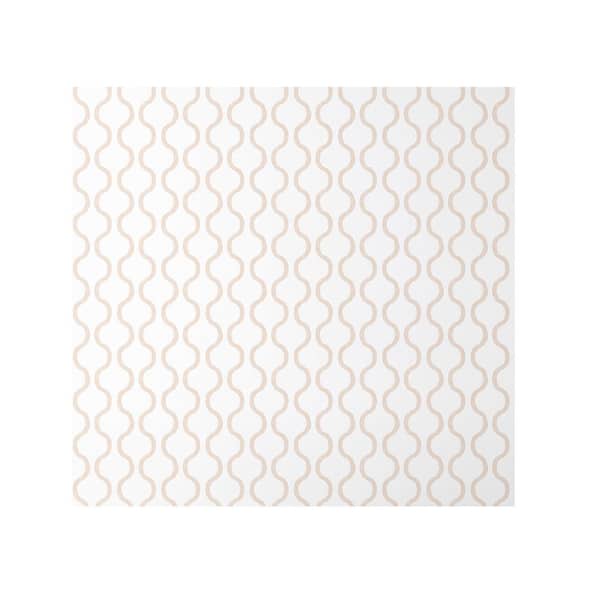 The Company Store Chateau Ogee Pink Sand Peel and Stick Removable Wallpaper Panel (covers approx. 26 sq. ft.)