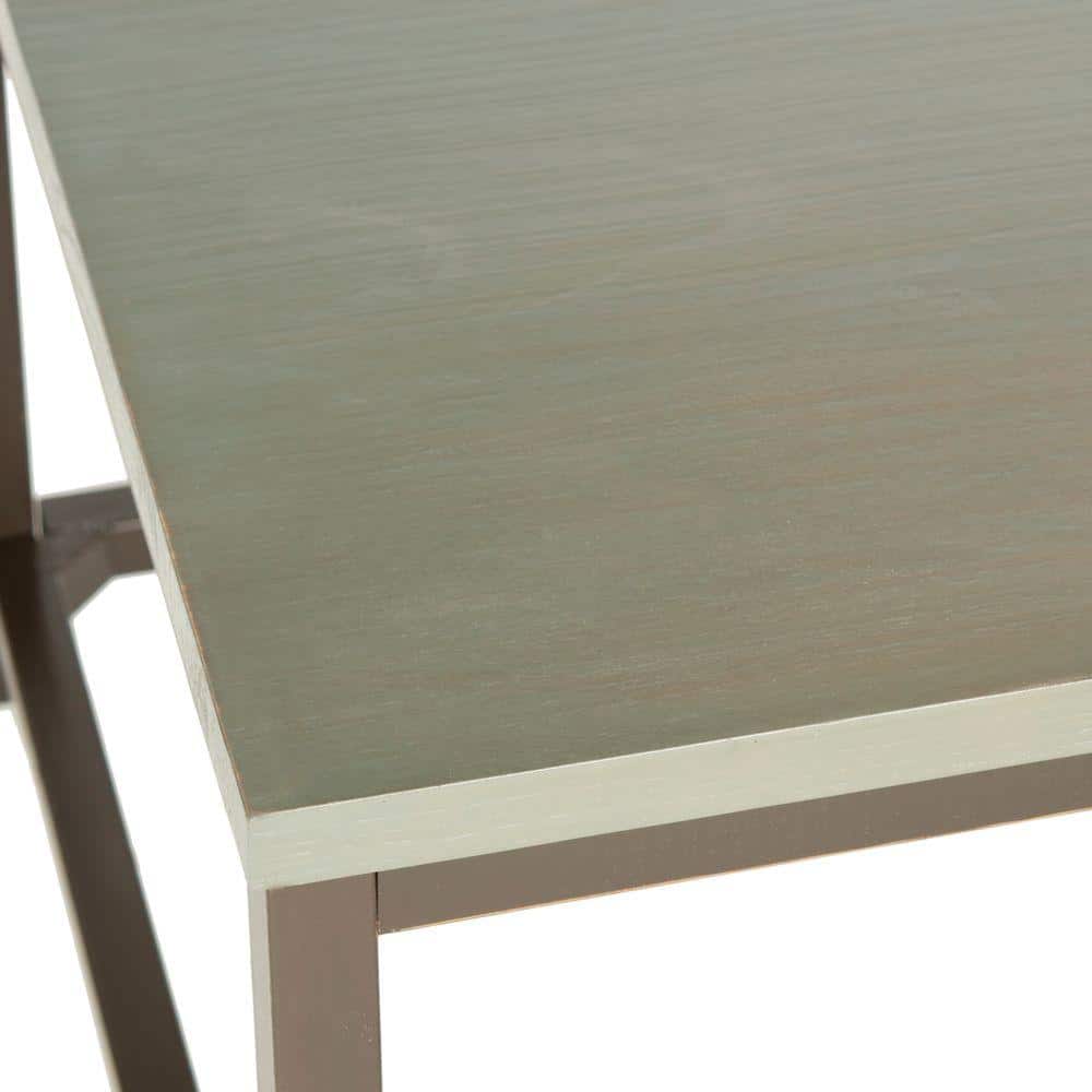 Ash Grey Walnut Wood Rectangular Coffee Table
