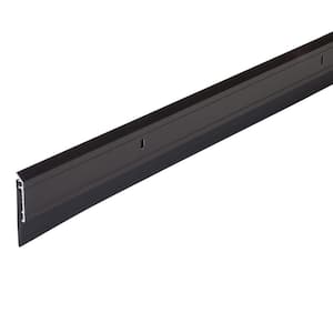 1.875 in. x 36 in. Interior/Exterior Bronze Aluminum and Thermoplastic Rubber Commercial Screw-On Door Sweep