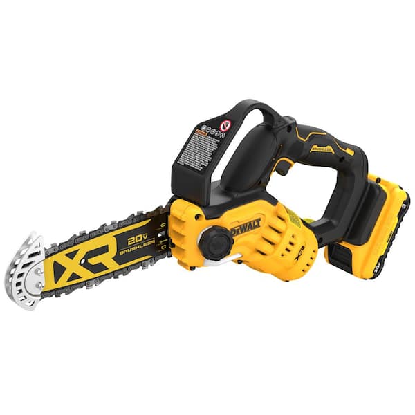 20V MAX 8 in. Brushless Cordless Battery Powered Pruning Chainsaw Kit with (1) 3 Ah Battery & Charger