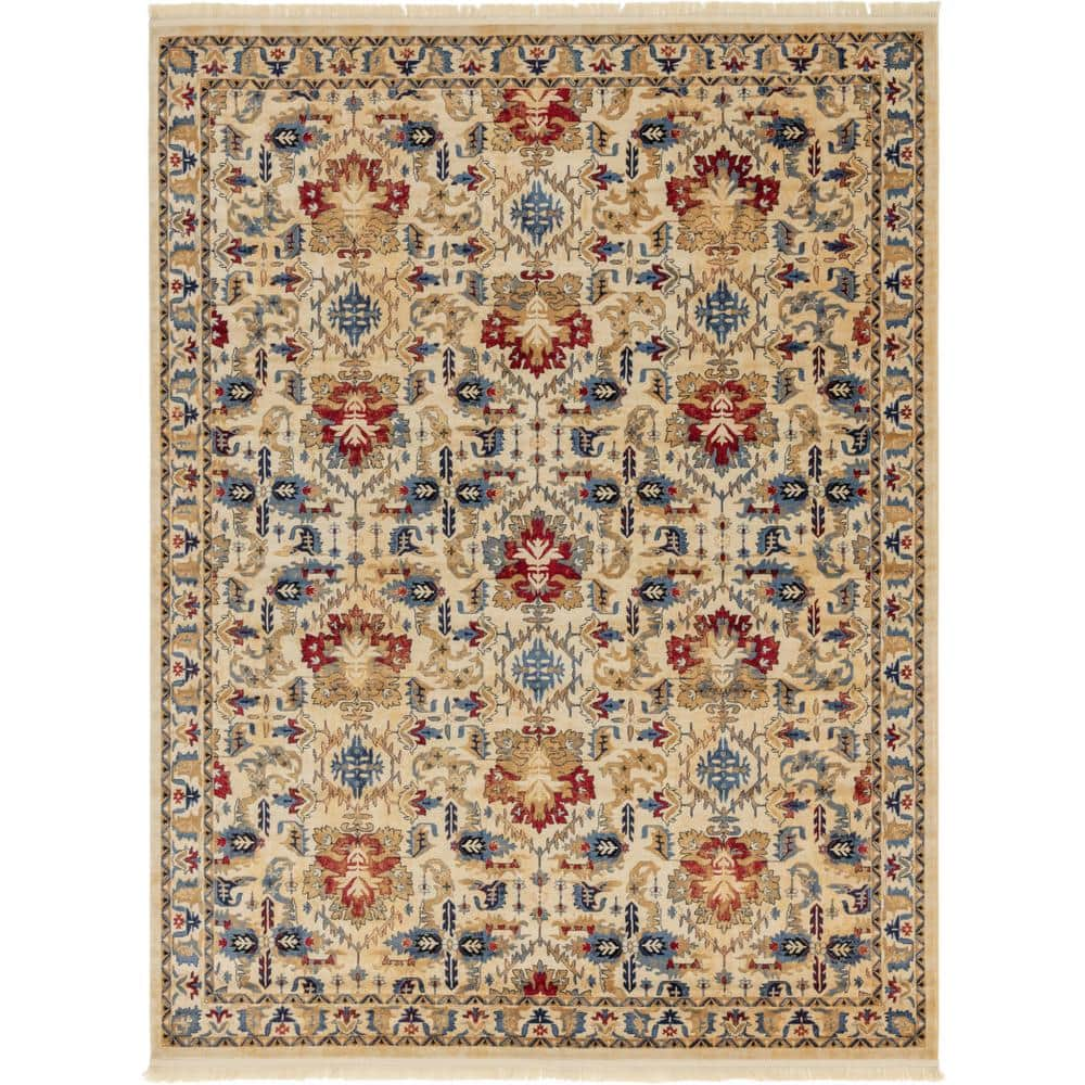 Unique Loom District Diplomat Ivory 9 ft. x 12 ft. Area Rug 3143788 ...