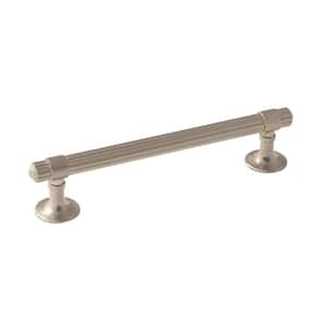 Sea Grass 5-1/16 in. (128mm) Traditional Satin Nickel Bar Cabinet Pull