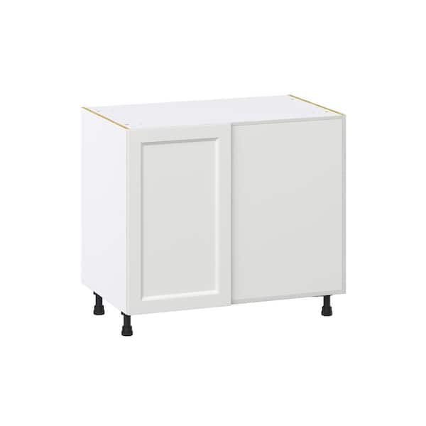 J COLLECTION 39 in. W x 34.5 in. H x 24 in. D Alton Painted White ...