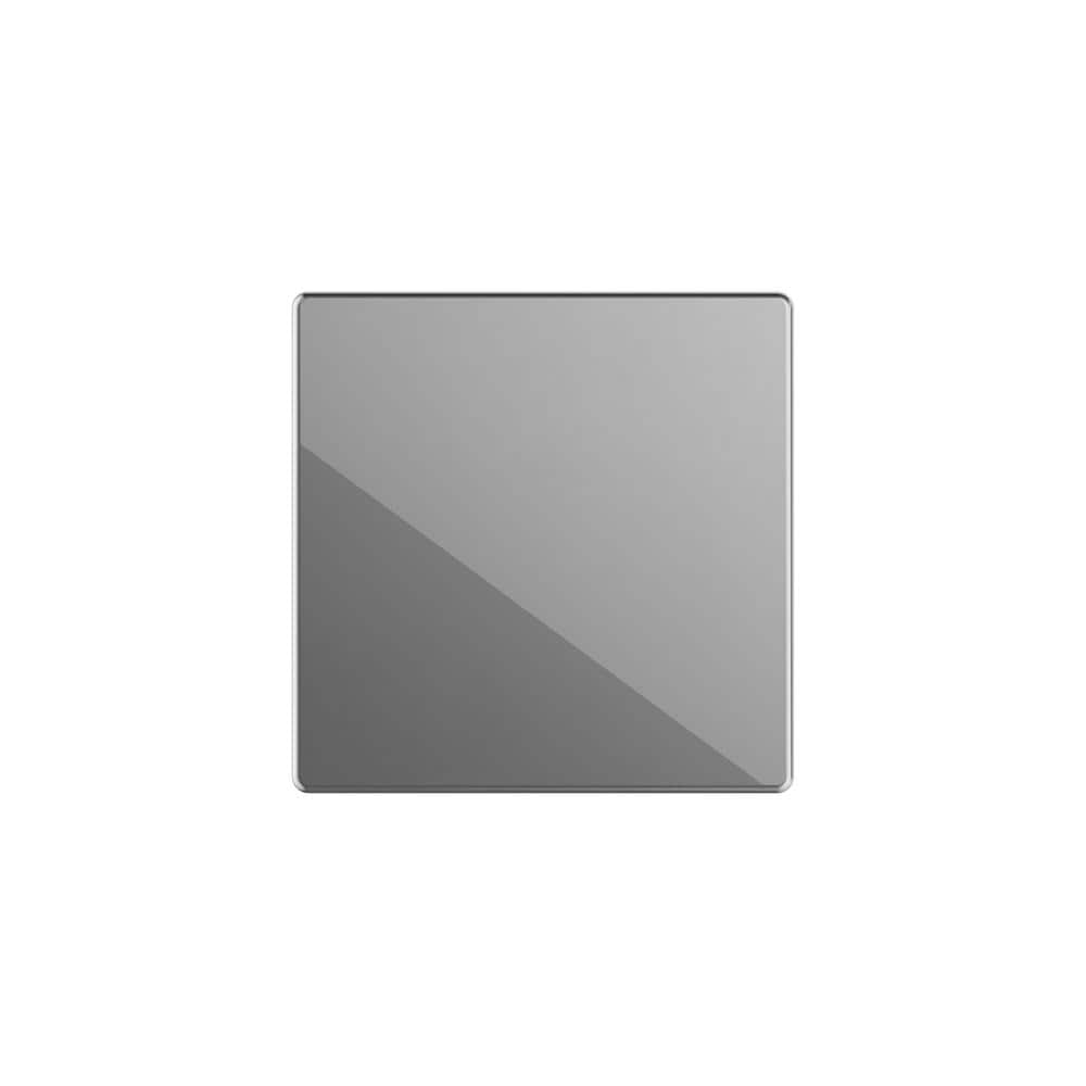 Polished Chrome Square Cabinet Knob with Mounting Hardware