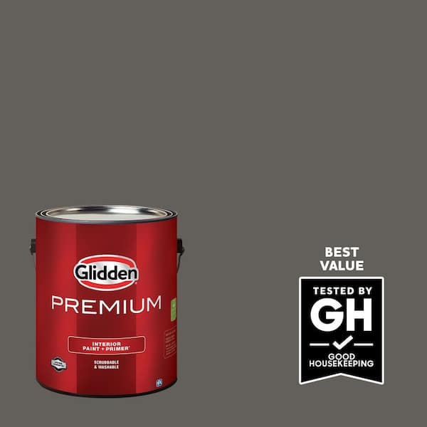 Glidden Premium 1 gal. PPG0999-7 Dark Woods Eggshell Interior Latex Paint