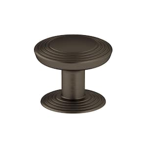 Marsala Collection 1-1/4 in. (32 mm) Honey Bronze Transitional Cabinet Knob