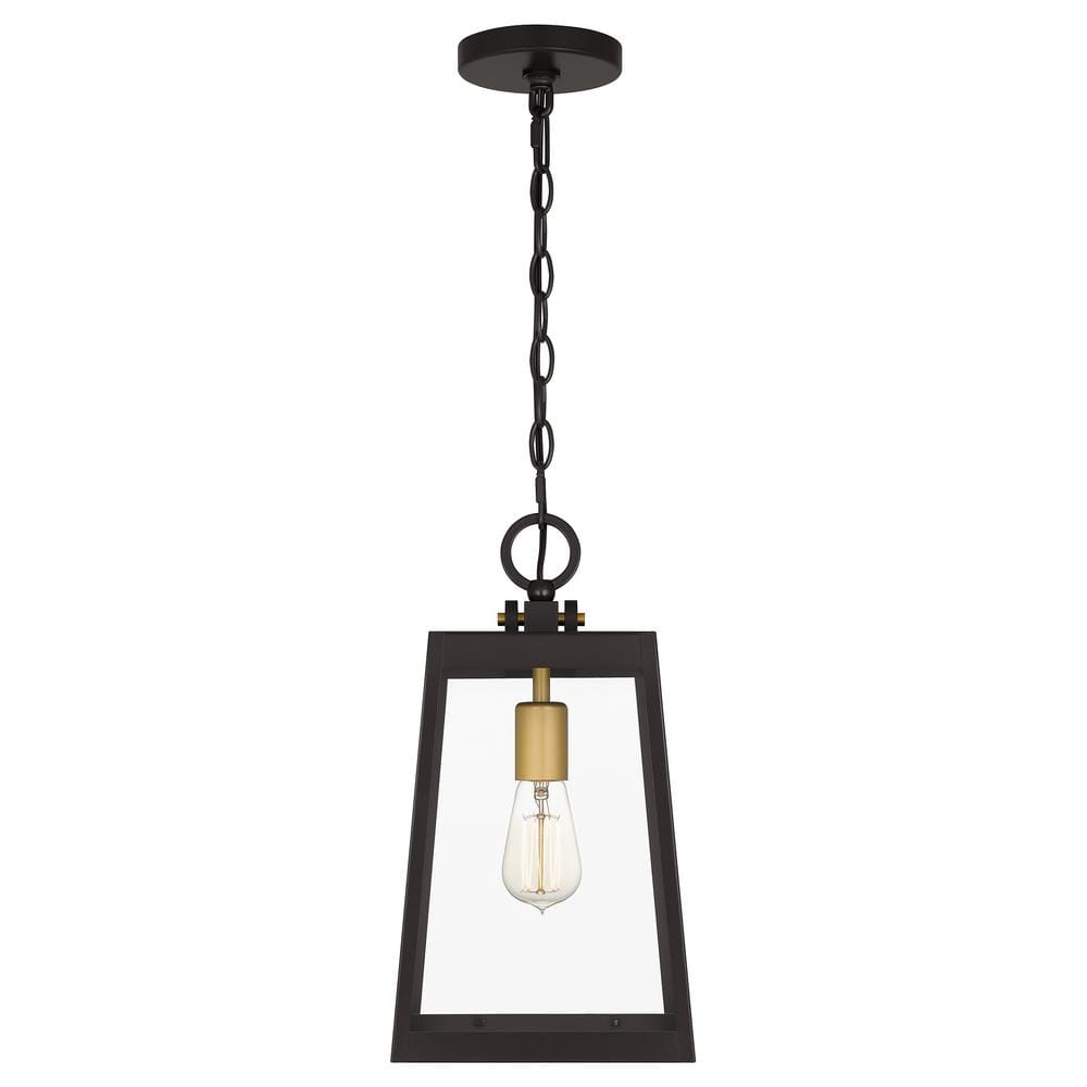 Amberly Grove Western Bronze and Brass Outdoor Pendant Light