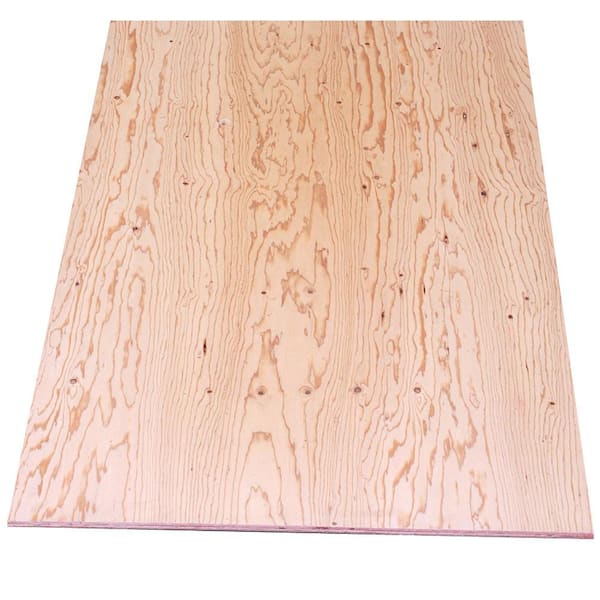 Sheathing Plywood Common 3 8 In X 4 Ft Actual 0 344 48 96 19837 - Decorative Plywood Home Depot