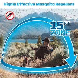 Gen 2.0 Backpacker Outdoor Mosquito Repeller with 4 Repellent Mats for 16-Hour Coverage, Waterproof Bag and Deet Free