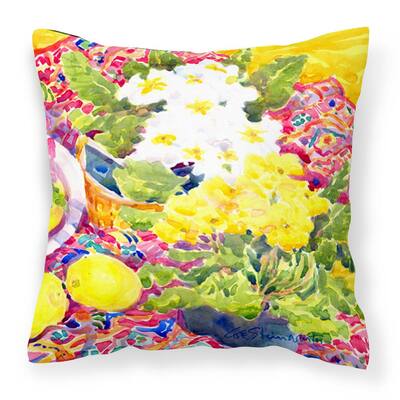 Caroline's Treasures 8481PW1216 Palm Tree Canvas Fabric Decorative Pillow Multicolor 12H x16W 