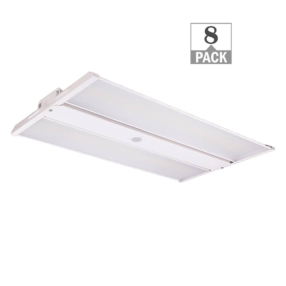 8-Pack 2 ft. 400-Watt Equivalent Thin Profile LED Dimmable White High Bay Light 4000K 5000K 31,500LM Workshop Garage price history on PriceWatchPro
