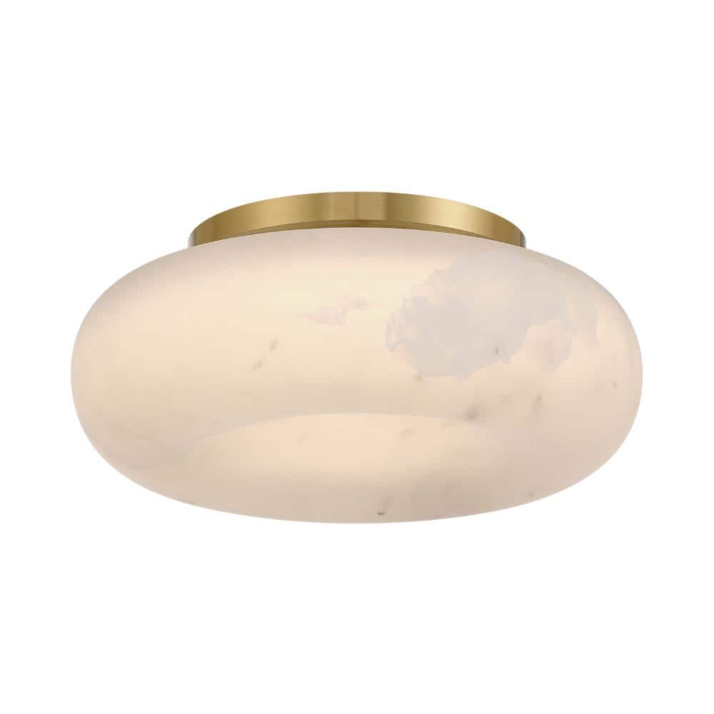 Acme 11.75'' Integrated LED Aged Brass Flush Mount price history on PriceWatchPro
