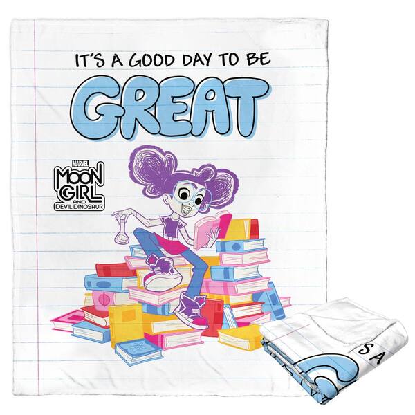 THE NORTHWEST GROUP Marvel Moon Girl Good To Be Great Silk Touch Throw