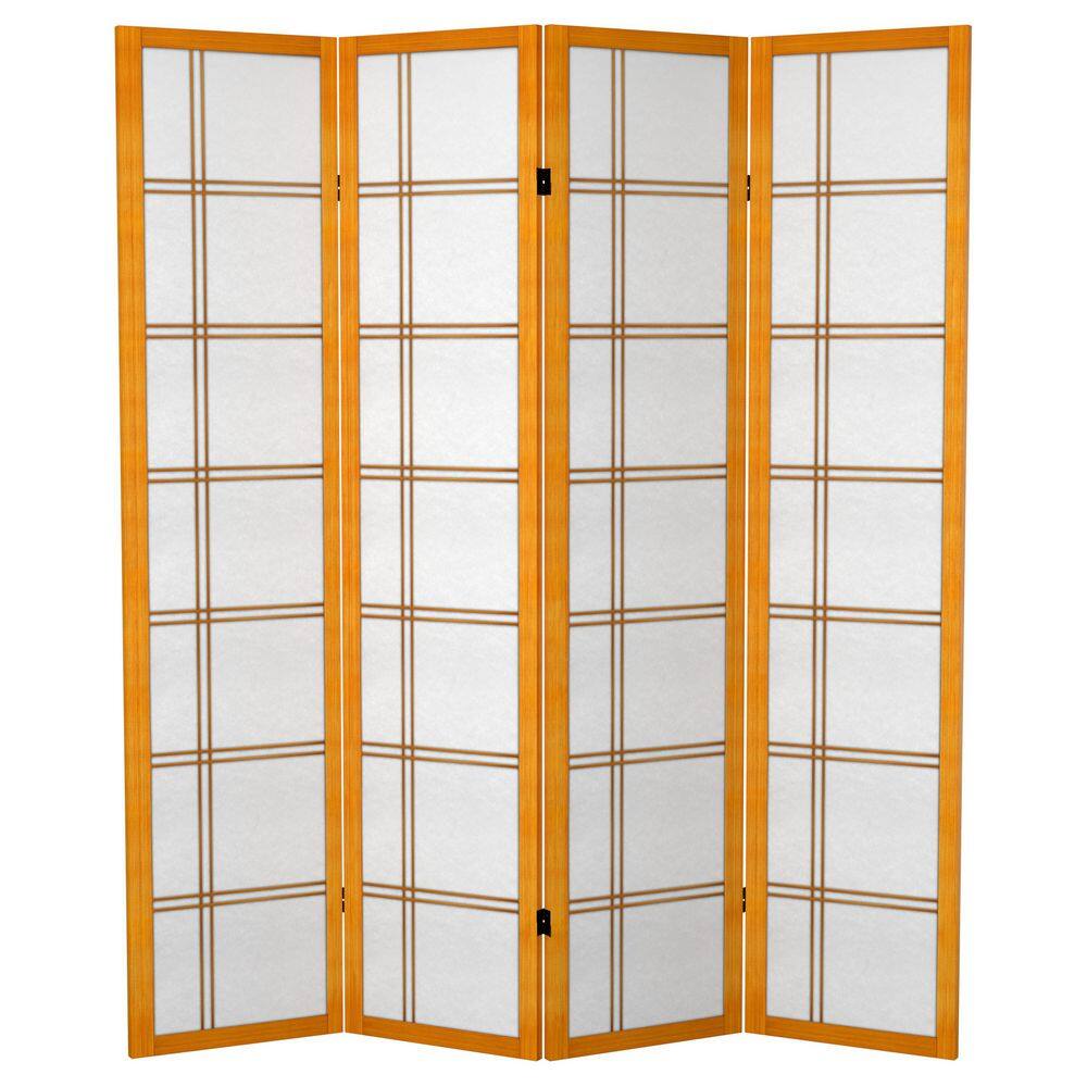 6 ft. Honey Printed Canvas Double Cross 4-Panel Room Divider price history on PriceWatchPro