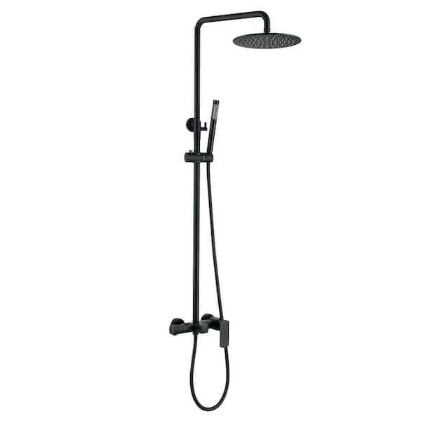 AIMADI Single Handle 1-Spray Wall Mount Shower Faucet 1.6 GPM with ...