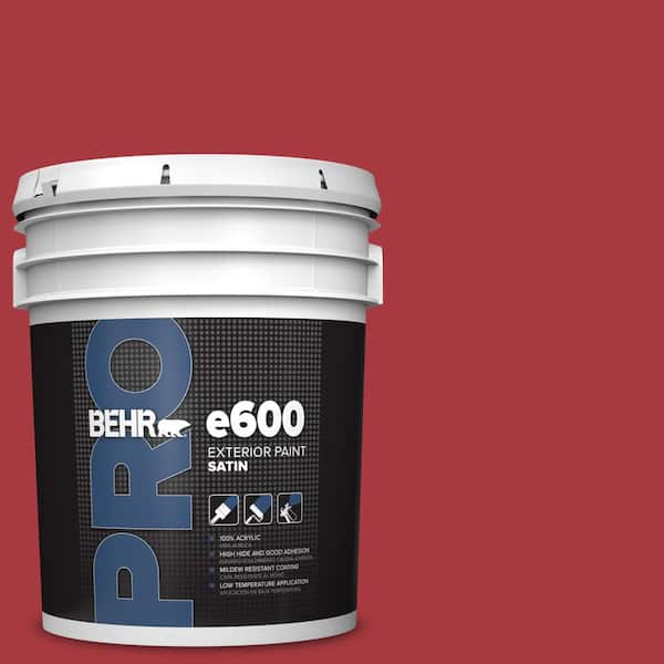 5 gal. #BXC-03 Scarlet Satin Exterior Paint