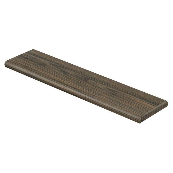 Cap A Tread Colfax/Planter's Mill Oak 94 in. L x 12-1/8 in. D x 1-11/16 in. H Laminate Right Return to Cover Stairs 1 in. Thick