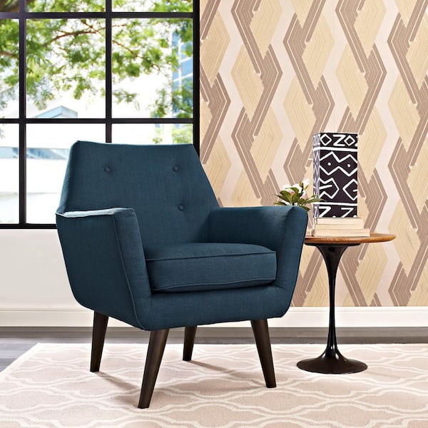 MODWAY Posit Azure Upholstered Armchair