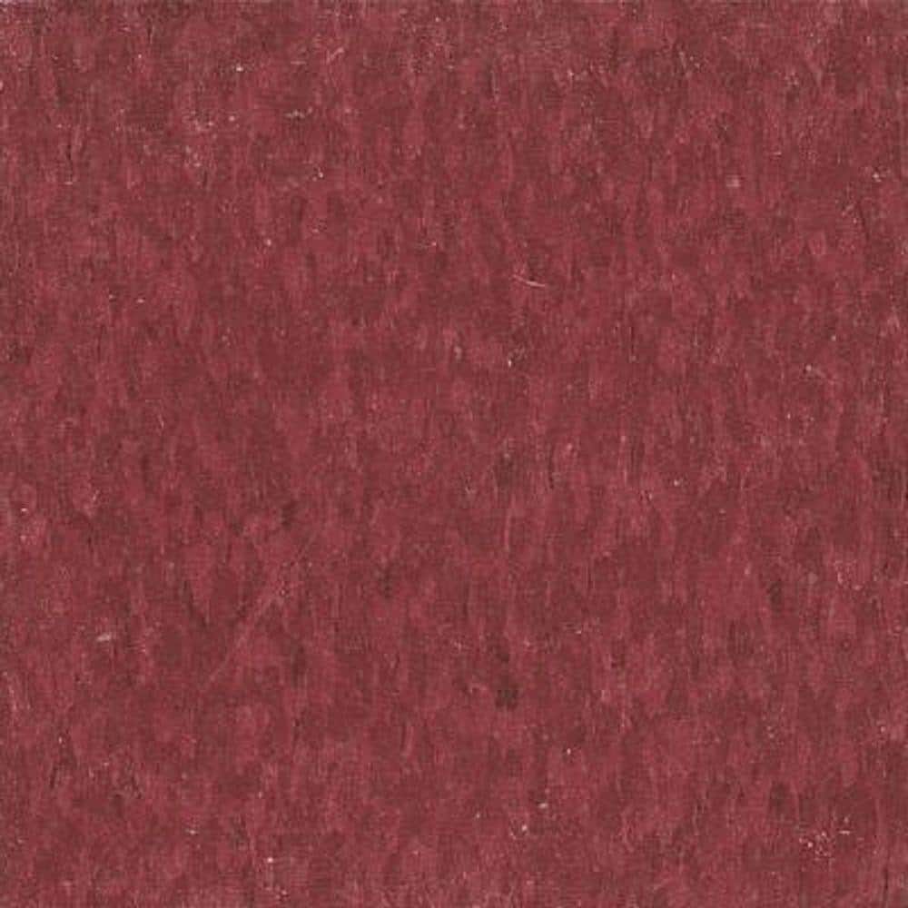 Take Home Sample - Imperial Texture VCT 12 in. x 12 in. Pomegranate Red Sta