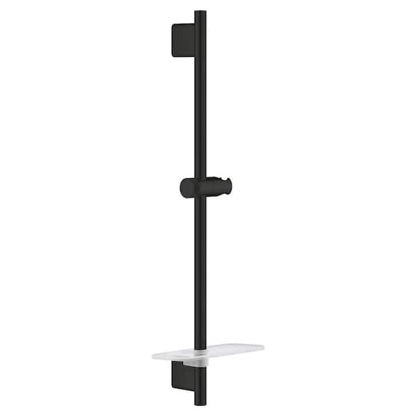 GROHE Rainshower SmartActive 24 in. Shower Bar in Matte Black