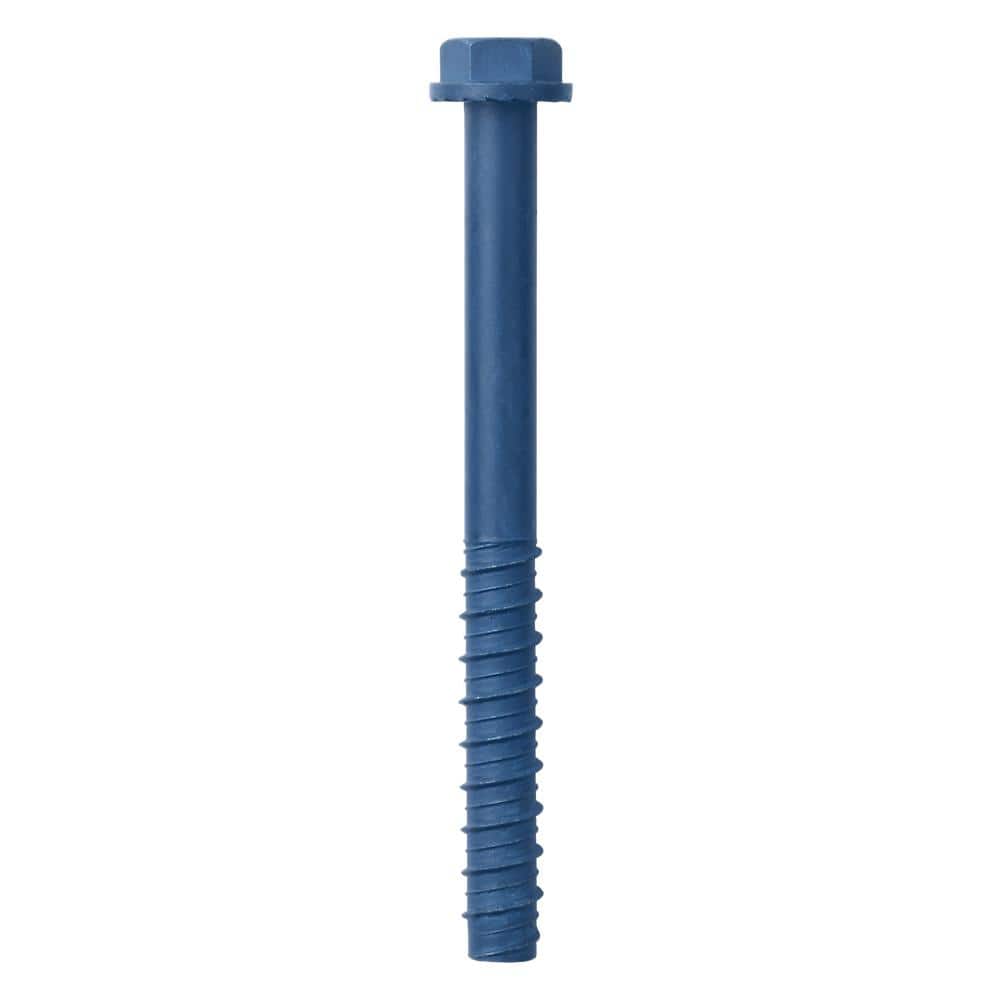1/2 in. x 6 in. Hex-Washer-Head Mechanically Galvanized Large Diameter Concrete Anchors (2-Pack)