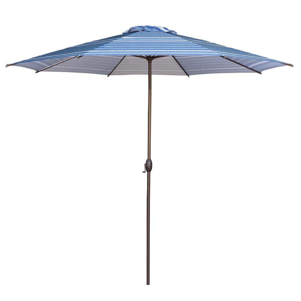 11 ft. Outdoor Market Table Umbrella Patio Umbrella with Push Button Tilt a