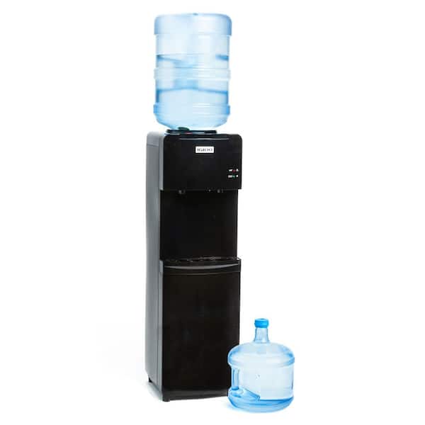 Hot, Cold & Room Temperature Top-Load Water Dispenser, Black