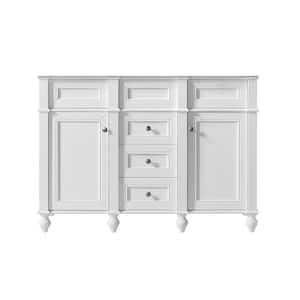 Margaux 48 in. W x 22 in. D x 34.2 in. H Bath Vanity Cabinet Only in White