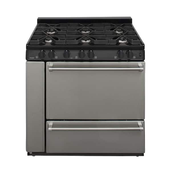 Premier ProSeries 36 in. 3.91 cu. ft. Freestanding Gas Range in Stainless Steel