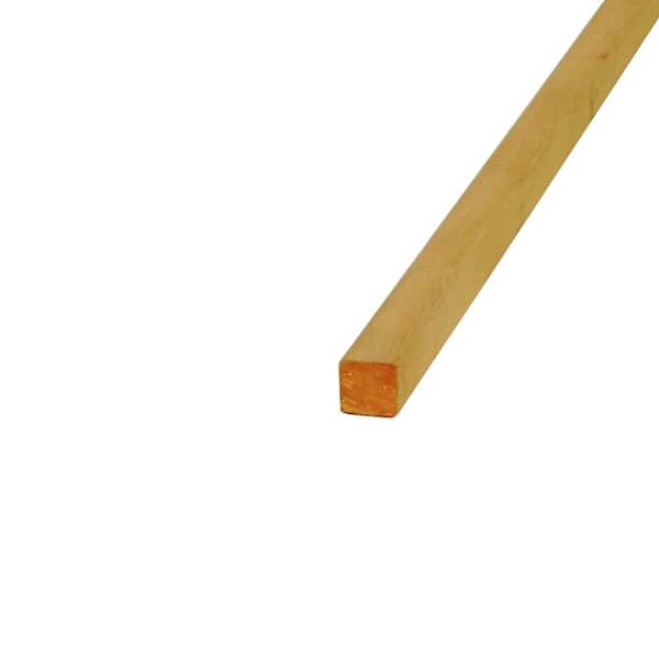 2 in. x 2 in. x 12 ft. Western Red Cedar Board