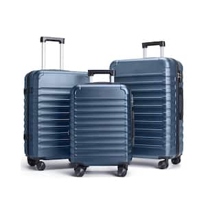 3-Piece Durable Suitcase Set with Spinner Wheels, Hard Shell Lightweight Luggage with TSA Lock, 20/24/28 in.