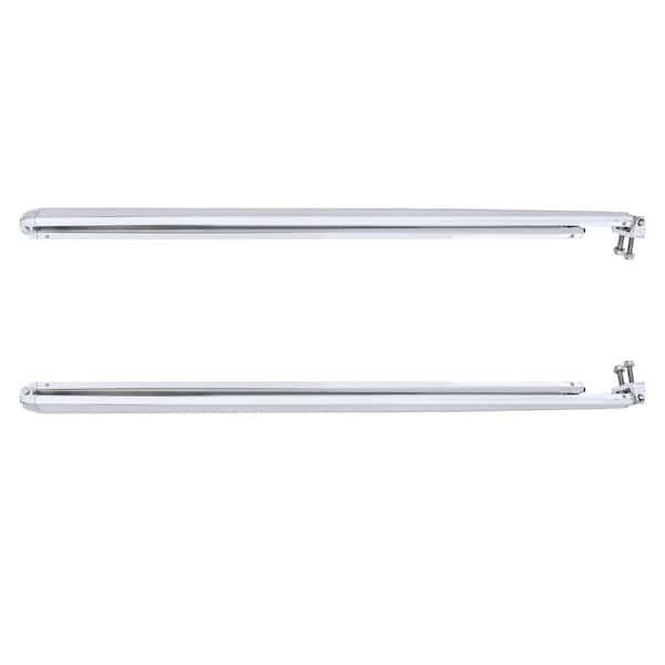 Set of 2-Replacement Retractable Arms for 10 x 8 ft. Awning-White