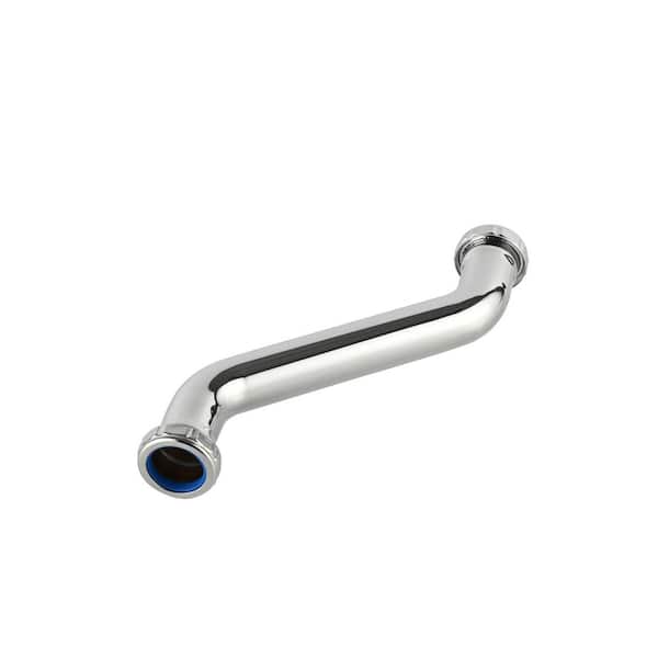 1-1/4 in. 20-Gauge Brass Double Slip-Joint Sink Drain Pipe Offset Chrome-Plated