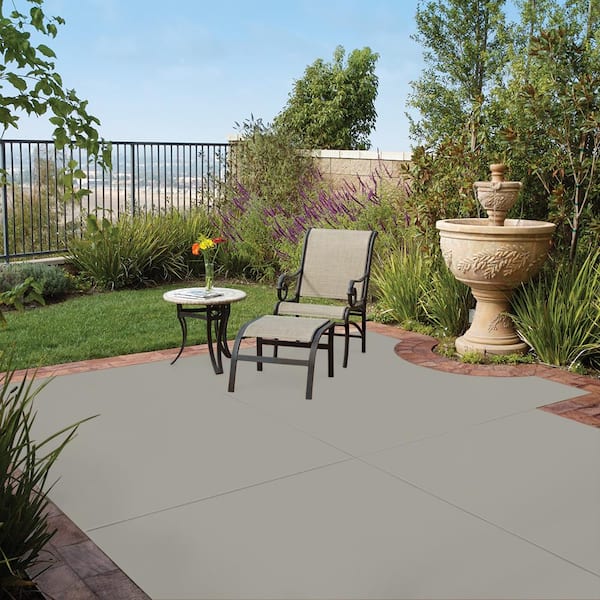 5 gal. #PFC-67 Mossy Gray Solid Color Flat Interior/Exterior Concrete Stain