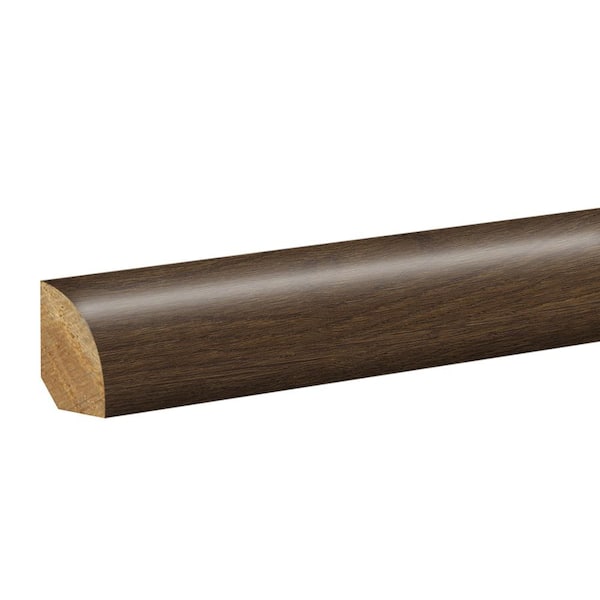 PERFORMANCE ACCESSORIES Tarpley 0.62 in. T x 0.75 in. W x 94.5 in. L Textured Wood Look Laminate Moulding/Trim Quarter Round Molding
