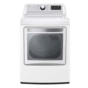 7.3 cu. ft. Large Capacity Vented Electric Dryer with Sensor Dry and EasyLoad Door in White