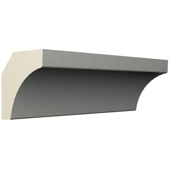 Ekena Millwork Finley 0.625 in. D x 1 in. W x 96 in. L Polyurethane Crown Moulding