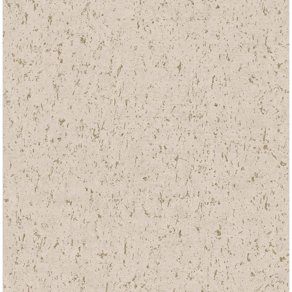 Advantage Callie Beige Concrete Paper Non-Pasted Textured Wallpaper