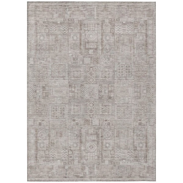 Chantille Machine Washable Indoor/Outdoor Abstract ACN2804 Beige 10 ft. x 14 ft. Area Rug